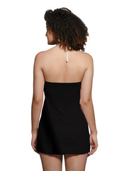 Chia Fashions Babydoll Nightwear Dress Honeymoon Soft lycra Dress Black