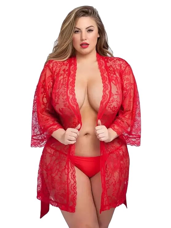 Women's Solid Above Knee Babydoll Nightwear Robe With Panty ||