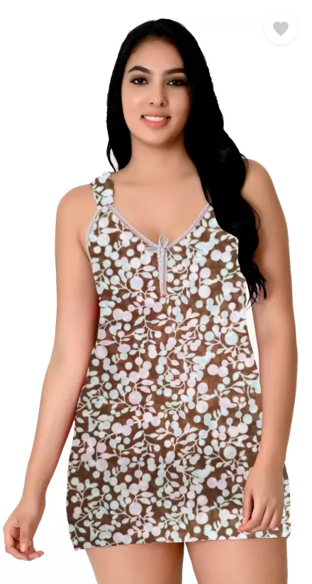 BabyDoll For Girls Floral Design With Panty Above knee |