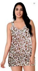 BabyDoll For Girls Floral Design With Panty Above knee |