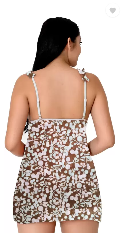 BabyDoll For Girls Floral Design With Panty Above knee |