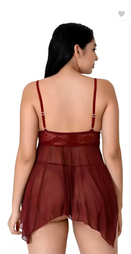BabyDoll For Girls Floral Design With Panty Above knee |
